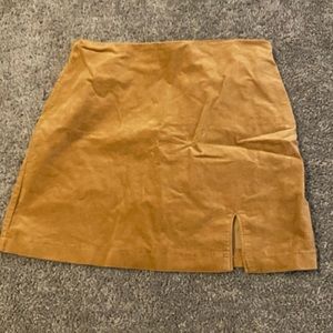 FOREVER 21 suede mini skirt